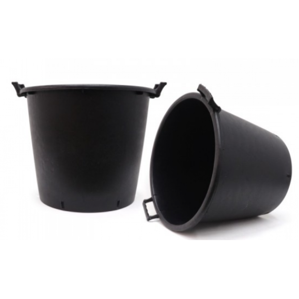 Cubeta Negra con asas Alber 70L